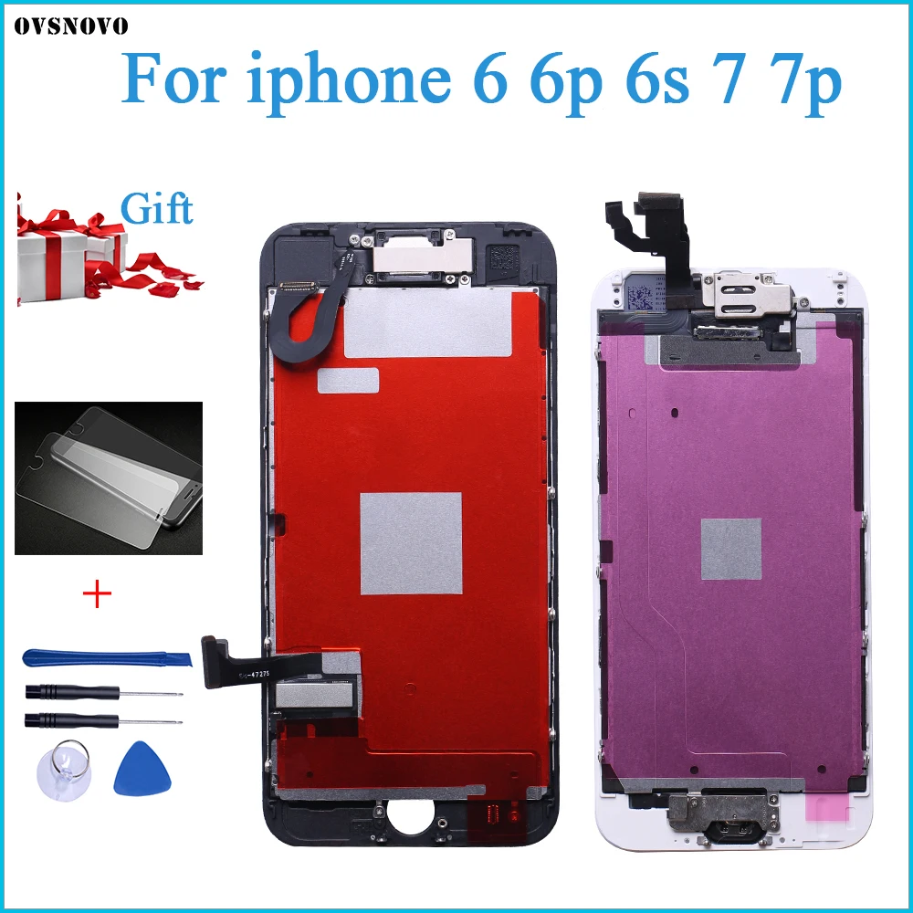 Полный ЖК-дисплей или полный комплект ЖК-дисплея для iPhone 6 6s plus 7 Plus замена экрана с