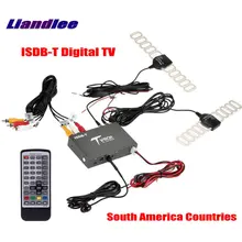 Liandlee Южной Америке Автомобильный цифровой ТВ ISDB-T приемника D-ТВ мобильный HD ТВ Тернер Box/2 антенной телефонного сигнала подходит/ISDB-T518