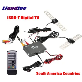 

Liandlee South America Car Digital TV ISDB-T Receiver Host D-TV Mobile HD TV Turner Box / 2 Signal Antenna Suitable / ISDB-T518
