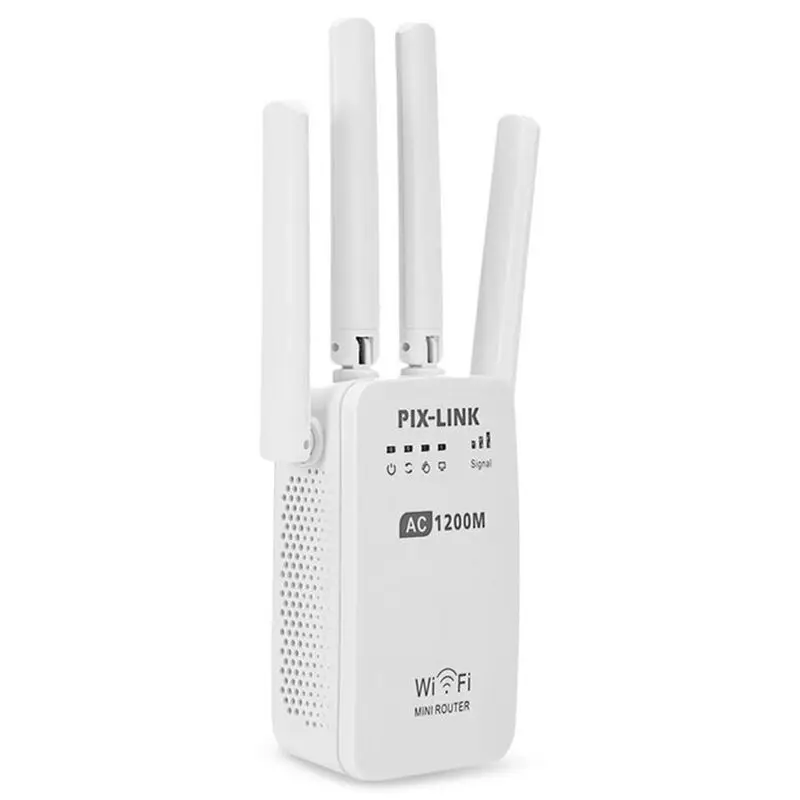 Ac 1200 Мбит/с Ac1200M 5G Беспроводной ретранслятор высокоскоростной 5G гигабитный Wifi роутер антенна Pixlink Ac05 Uk Plug