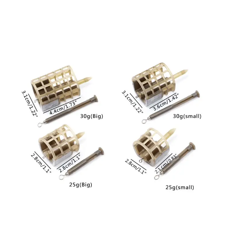 25 г 30 г свинцовая Рыболовная Снасть Фидер рыболовный Фидер Инструмент аксессуары приманка клетка