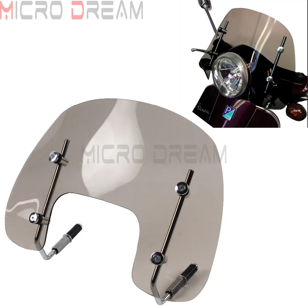 Дым Flyscreen мотоциклетные ветровые дефлекторы ветрового стекла для Vespa S125 лобовое