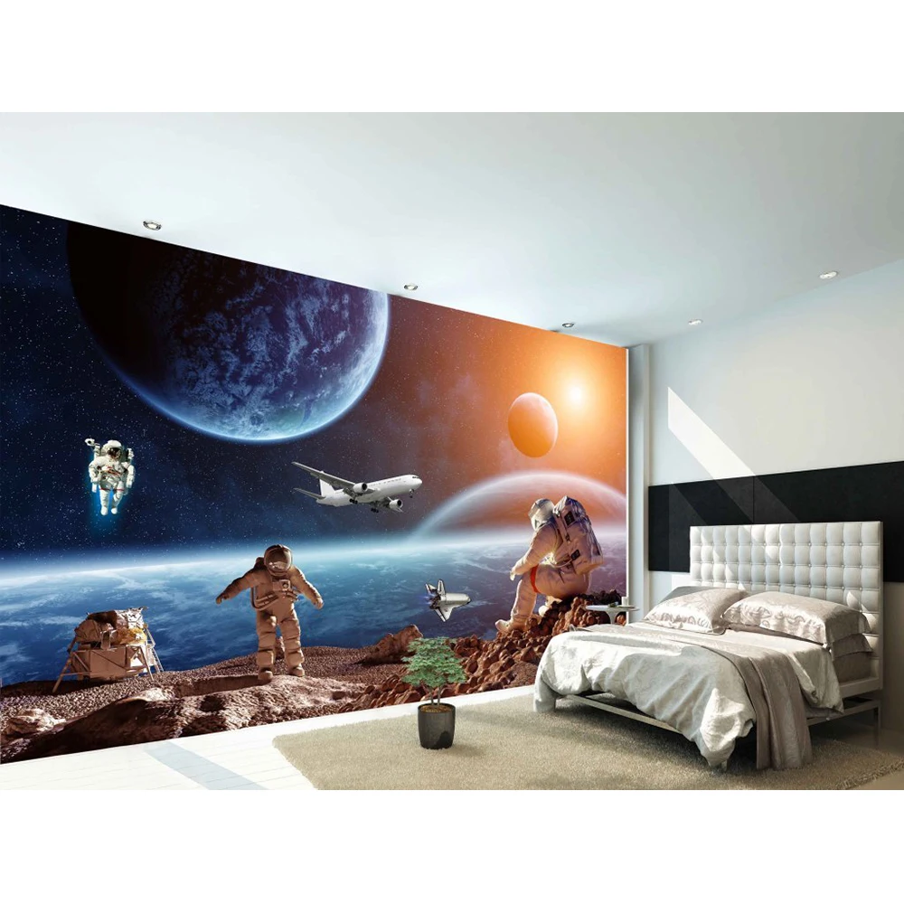 Фотообои космос в интерьере. Космос в интерьере. Комната в виде космоса. Комната в стиле космос. Комната в космической тематике.