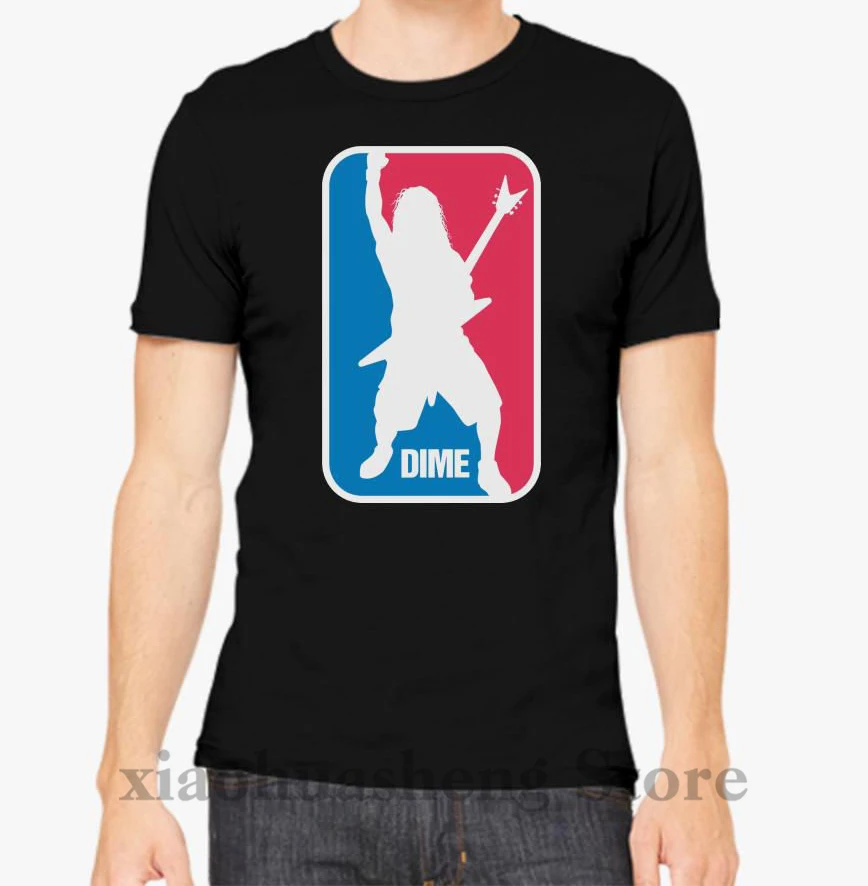 

DIME Dimebag Darrell Sport Log T shirt men tshirt women tops tee 100% cotton funny print O-neck Short Sleeve t-shirt