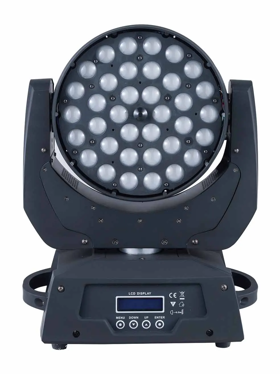 6pcs/lot high power led wash light 36*18W 6 in 1 RGBWY+UV moving head zoom with flight case | Освещение