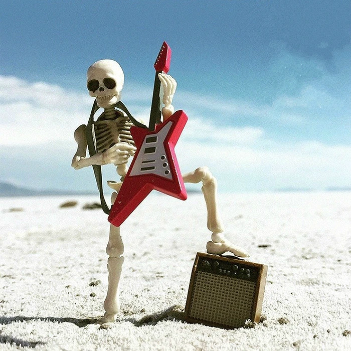 

Movable Bones Skeleton Human Model Skull Full Body Mini Figure Toy Halloween Keychain Decor Party Property Pendant Toys