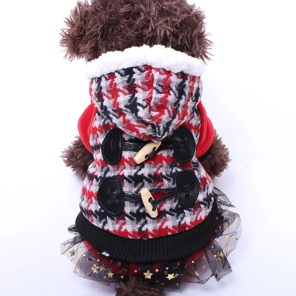 Pet Теплая одежда для собак Зима пальто куртка Хаундстут дизайн кошка щенок флисовый комбинезон одежда на заказ