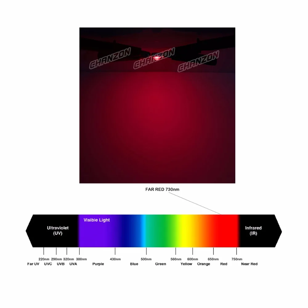 LED Chip Light Beads 730nm Far Red 3W 5W 10W 20W 30W 50W 100W Infrared Emitter High Power 730 nm 5 10 20 30 50 100 W Watt
