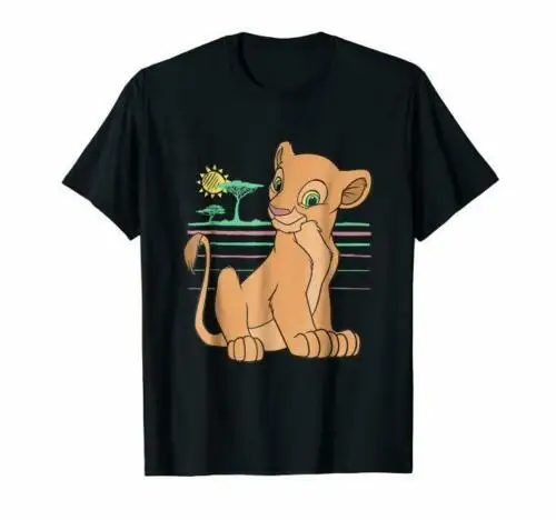 Лев Король молодой Nala 90s футболка для мужчин и женщин унисекс модная Бесплатная