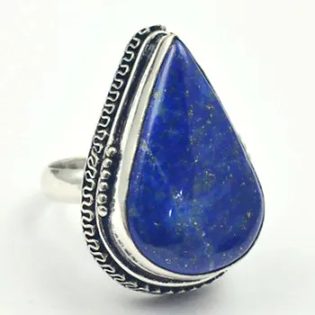 

Lapis Lazuli Ring Silver Overlay over Copper, USA Size 6.5 , R4128