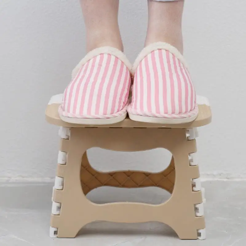 Пластмассовый складной стул утолщенный стул портативная мебель для дома детский удобный обеденный стул