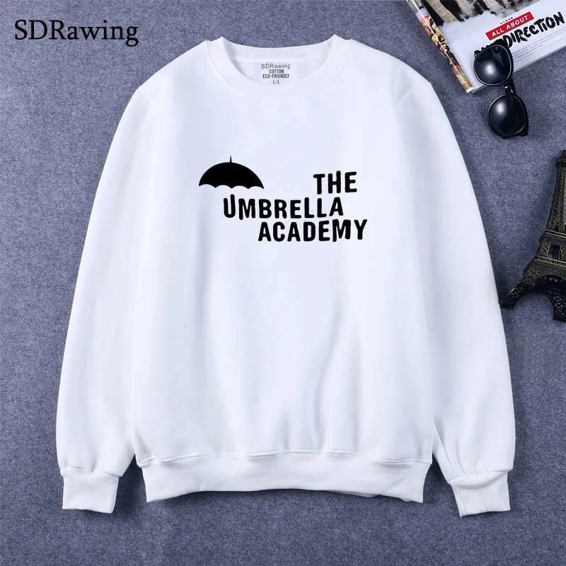 The umbrella academy Print New Fashion Long sleeves Letter Harajuku Print Girl Pullovers Tops O-neck Woman Hooded sweatshirt The umbrella academy Print New Fashion Long sleeves Letter Harajuku Print Girl Pullovers Tops O-neck Woman Hooded sweatshirt