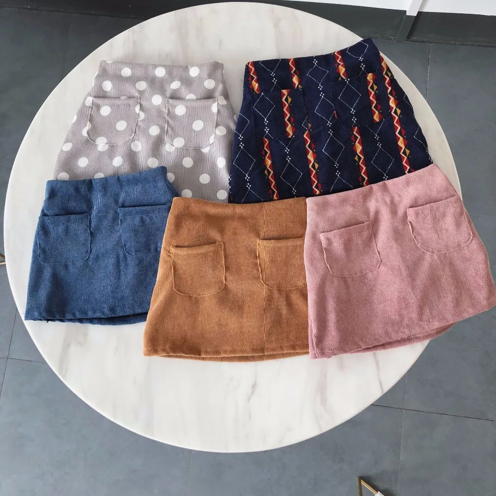 

1-5 Years New Fashion Baby Girls Solid Skirts Childrens Spring Summer Kids Toddler Casual Clothing