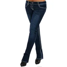 Женские джинсы для женщин размера плюс, узкие Стрейчевые женские синие винтажные прямые джинсовые штаны с низкой талией, женские брюки