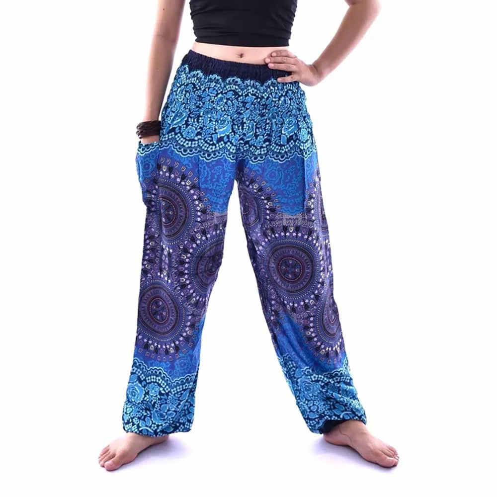 

Yoga Pants Men Women Thai Harem Trousers Festival Hippy Smock High Waist Yoga Pants Leggins Sport Women Fitness Clothing