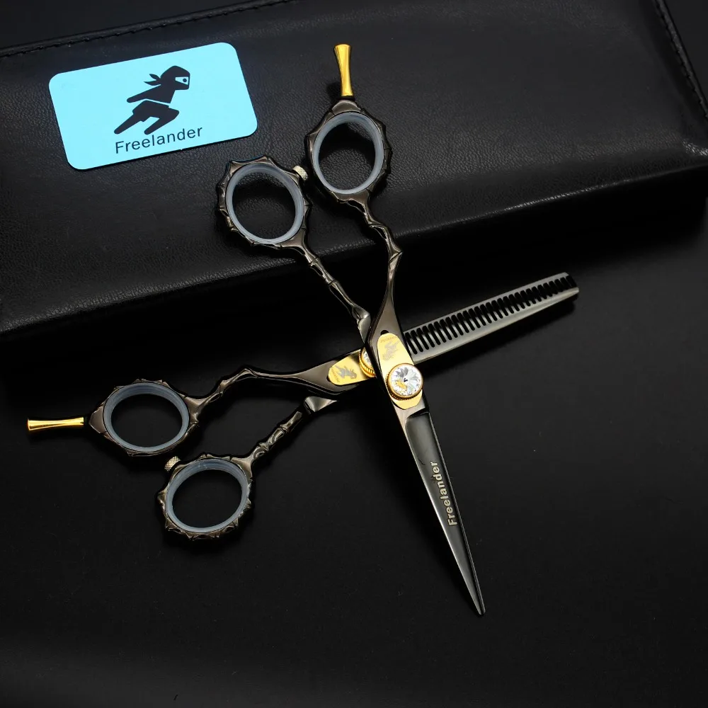 Freelander 5,5 левша ножницы " японские ножницы Дешевые Парикмахерские ножницы парикмахер филировочные ножницы hairdress