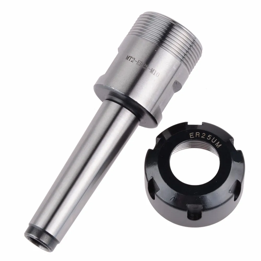 

High Precise MT2 ER25 M10 collet chuck handle Morse milling chuck handle