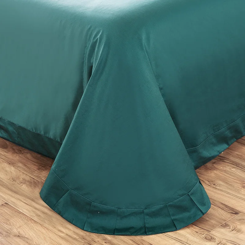 Waliicorners 60SEgyptian Cotton Embroidered Luxury Royal Bedding Set 4/6Pcs King Queen Size Duvet Cover Bed Sheet set Decorative Pillowcases 36 16