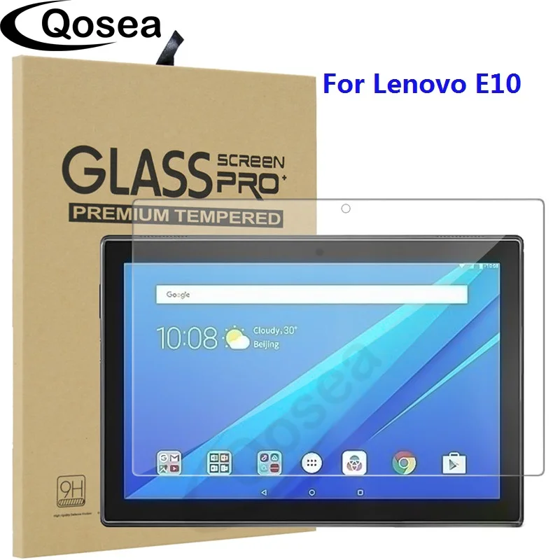 Qosea для lenovo Tab E10 закаленное Стекло Защита от царапин твердость 9 H ультратонкое