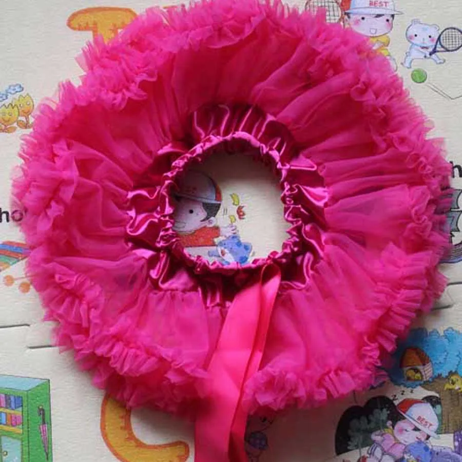 Юбка-пачка Одежда для маленьких девочек; нарядная одежда; юбка-пачка балетная юбка, пачка летняя одежда аксессуары для фотографирования новорожденных, ярко-розовым шифоном