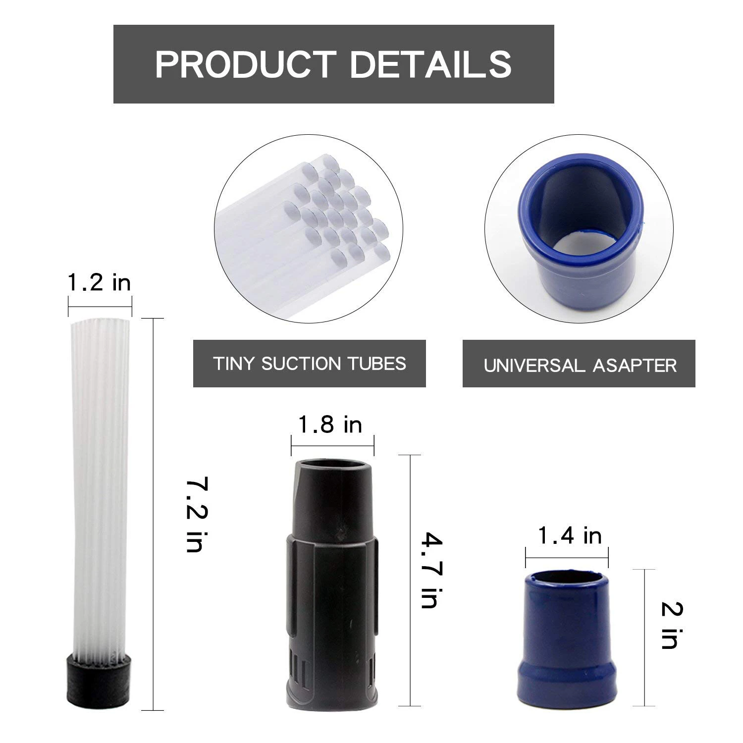 

Multifunction Vacuum Cleaner Straw Tubes Dust Dirt Brush Remover Portable Universal Vacuum Attachment Household Clean Tools Gift