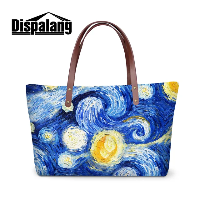 Dispalang 2017 Fashion Artistic Design Women Neoprene Handbags High Dispalang 2017 Fashion Artistic Design Women Neoprene Handbags High Quality S Totes Bag Vintage Shoulder
