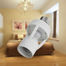 360 градусов PIR индукционный датчик движения ИК инфракрасный человек E27 розетка светодиодный светильник датчик переключатель База держатель лампы
