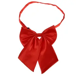 NEW Red Women Adjustable Pure Color Women's Bow Tie