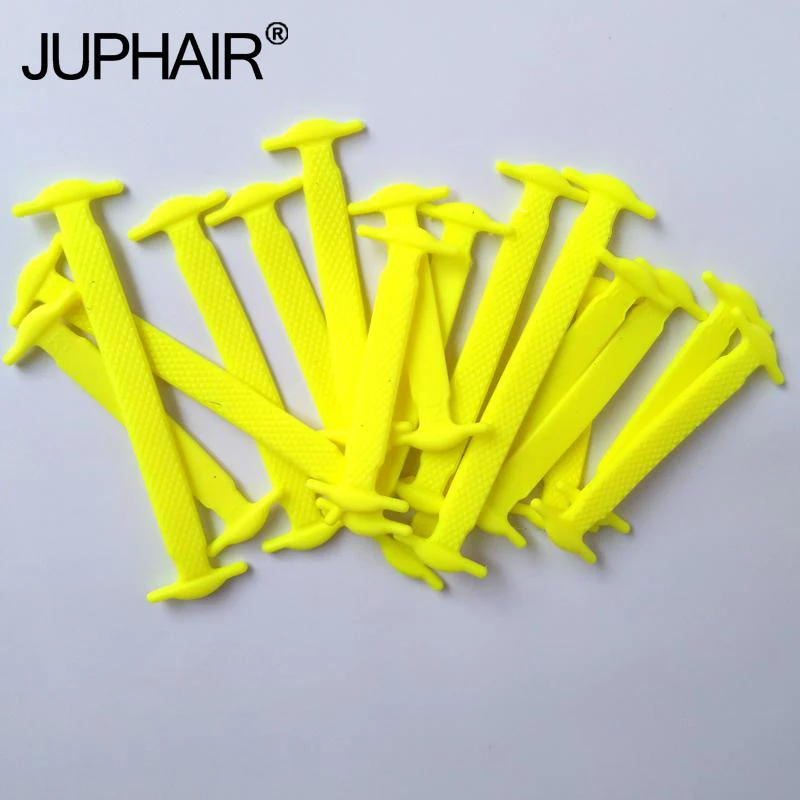 

JUP 1-50 Sets Yellow Newest Packing Castle Colorful Athletic Most Popular No Tie Silicone Laces Flexible Elastic Silicone Laces