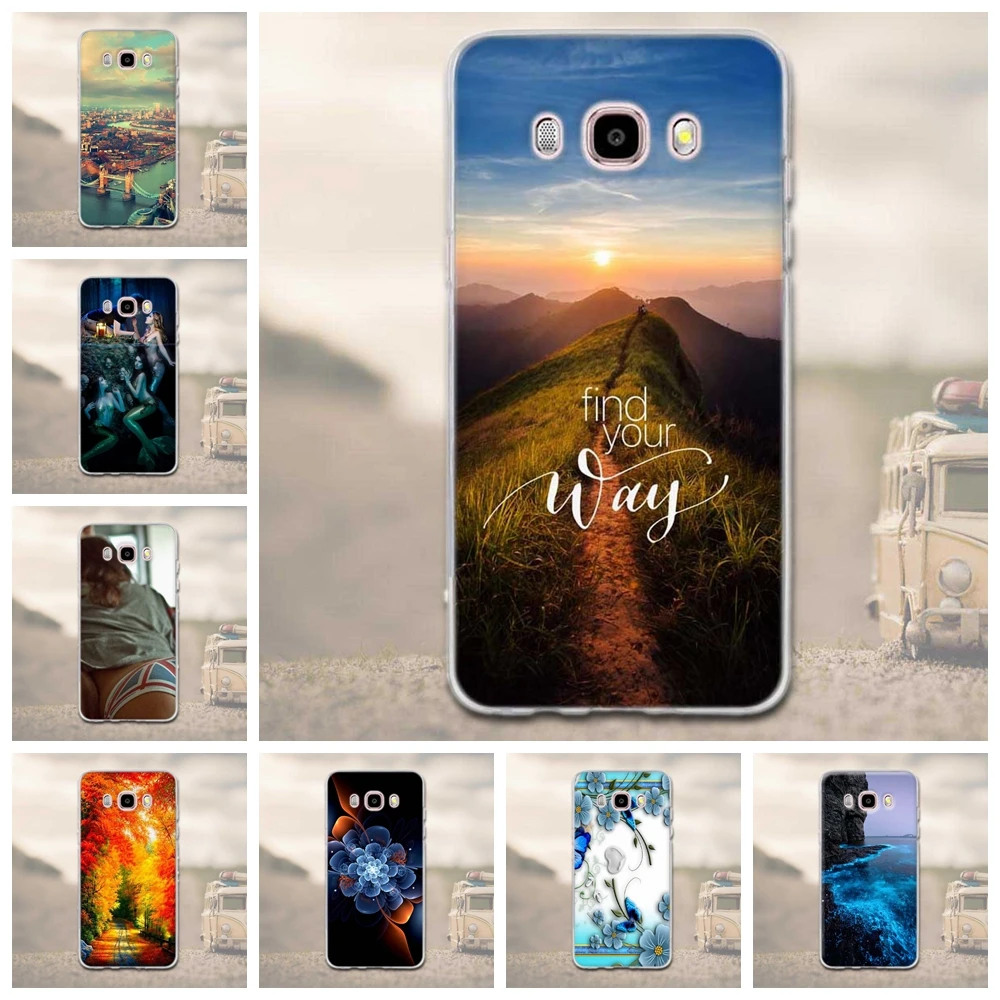 3D рельеф печати мягкий чехол для samsung Galaxy J5 2016 J510 J510F SM J510F силиконовый чехол