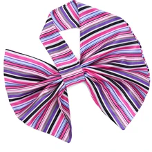 Женский галстук для шеи Модный стильный Тощий Одноцветный полосатый Женский Галстук 10 цветов маленький шейный шелковый Элегантный галстук