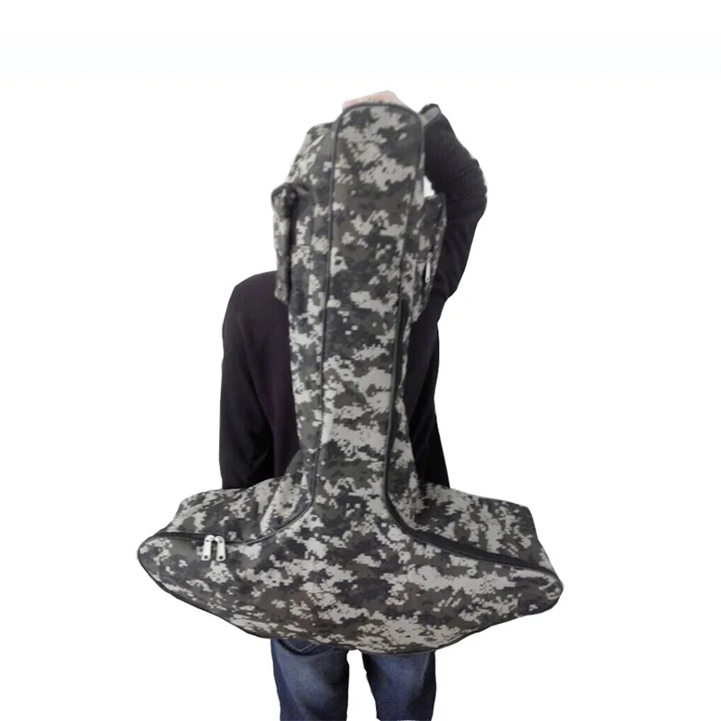 Portable T-shaped Cross BagBlack / Camouflage Compound Bow Backpack Bag for Outdoor Hunting Archery