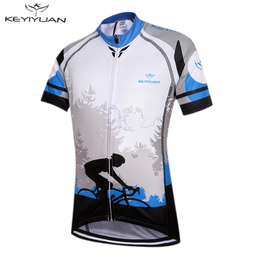 KEYIYUAN Children Bicycle Cycling Jersey Tops summer Bike jersey mtb