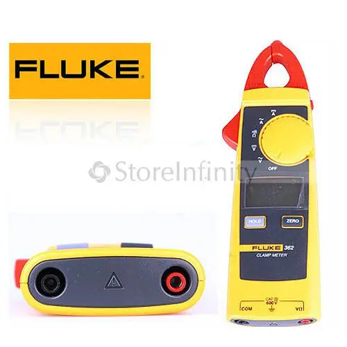 Fluke 362 цифровой клещи AC/DC мультиметр тестер