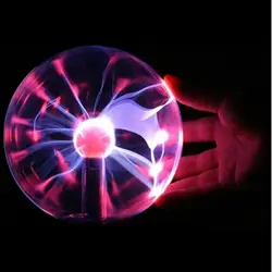 Одежда высшего качества 3 дюйма Магия USB Plasma Ball Сфера свет магия плазменный шар кристалл прозрачный свет лампы украшения дома