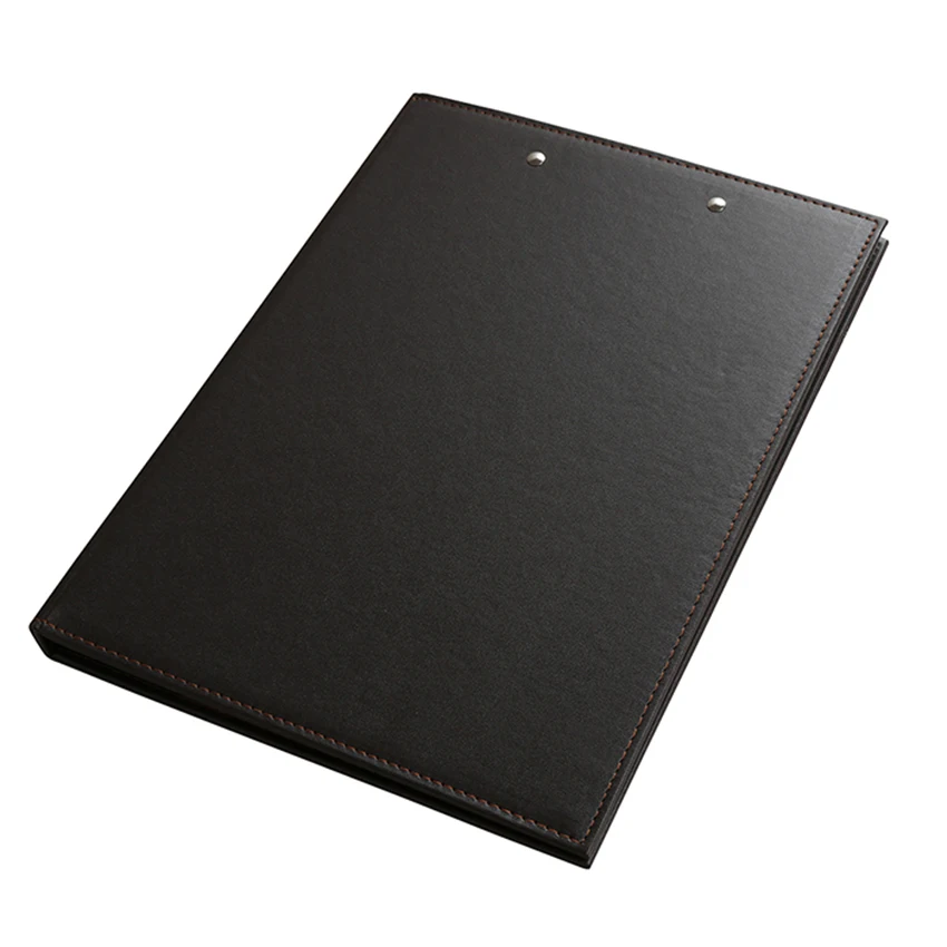 Leather Resume Storage Clipboard Folder Portfolio YeenGreen Clipboard A4 Folder Work Writing Foldover Clipboard with Cover Black Portfolio Organiser A4 Folio Clip Board