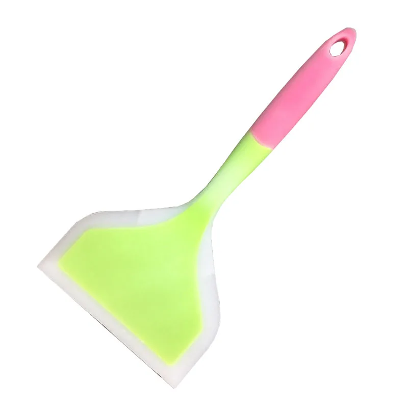  Scraper Wide Pizza Shovel Silicone Spatulas Beef Meat Egg Kitchen Non-stick Turners Food Lifters Ho