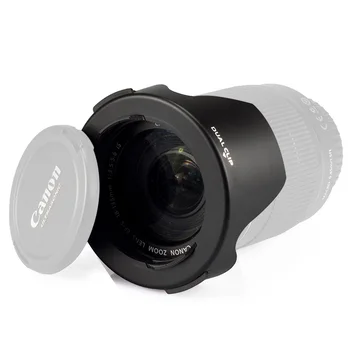 

Ableto camera lens hood for canon 18-55mm 55-250mm samsung fujifilm pentax nikon D3400 D5600 D3300 D5500 18-55mm lens