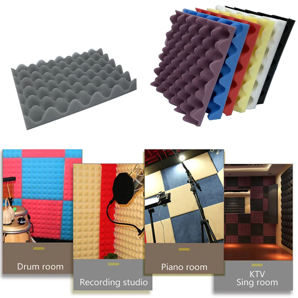 

Soundproof Foam Acoustic Foam Panel Sound Stop Absorption Sponge Studio KTV Soundproof Place at Corner Sound Insulation Sticker