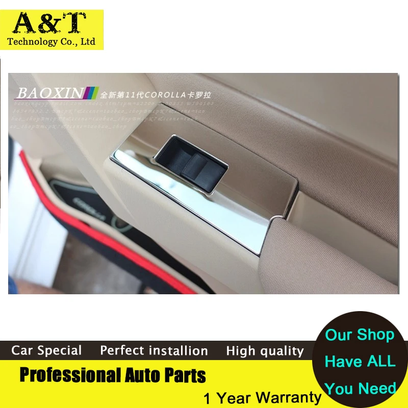 

11PCS Interior Air Vent Outlet Cover Trumpet reading lamp Trim For 2014 2015 Toyota Corolla high quality car styling Car Accesso