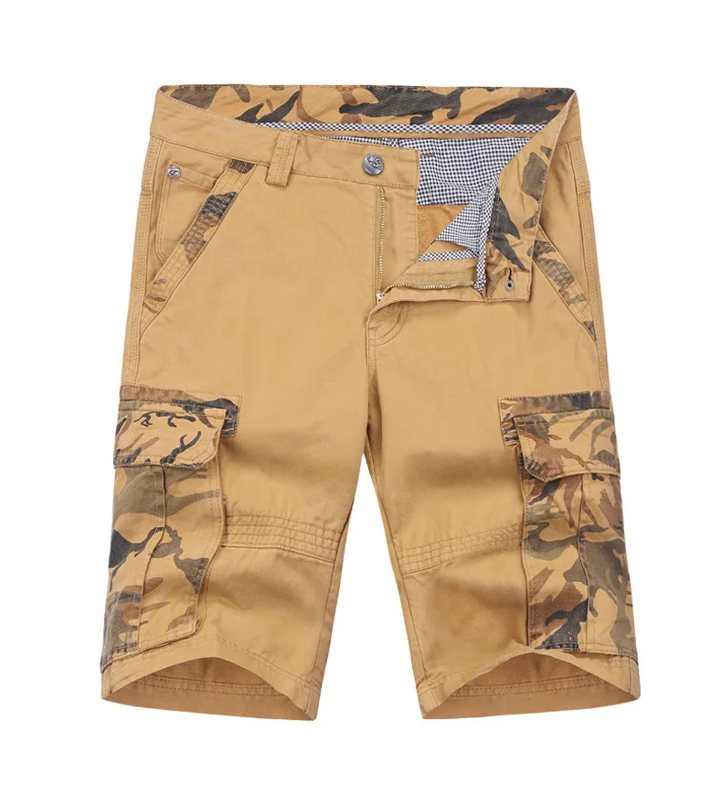 Multi-pocket Shorts Men Floral Cargo Shorts Cool Summer Hot Sale Cotton Fashion Men Shorts Male Pants Brand Clothing Plus Size 14