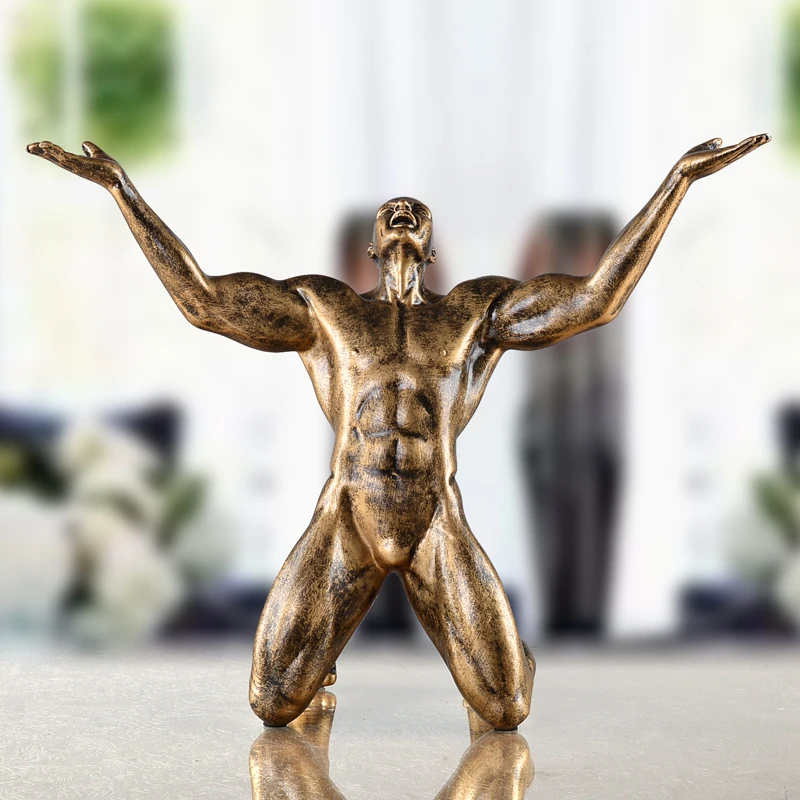  Abstract character scream sculpture artwork office desktop decoration home room bedroom vintage orn - 32839101319