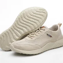 Мужская Уличная противоскользящая стальная Рабочая защитная обувь с носком дышащие строительные защитные сапоги