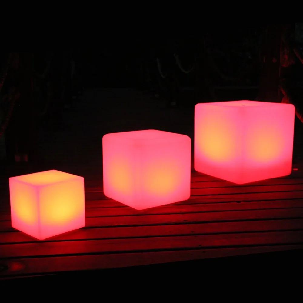 30CM lighted acrylic led cube