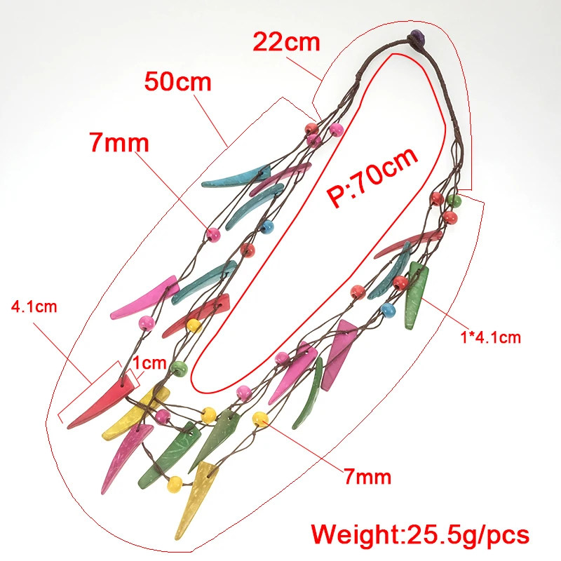 BeUrSelf Этническая вязанное ожерелье для Для женщин Многослойные скорлупы кокосового ореха, бусы Цепочки и ожерелья Collier Femme богемный племенной ювелирные изделия ручной работы