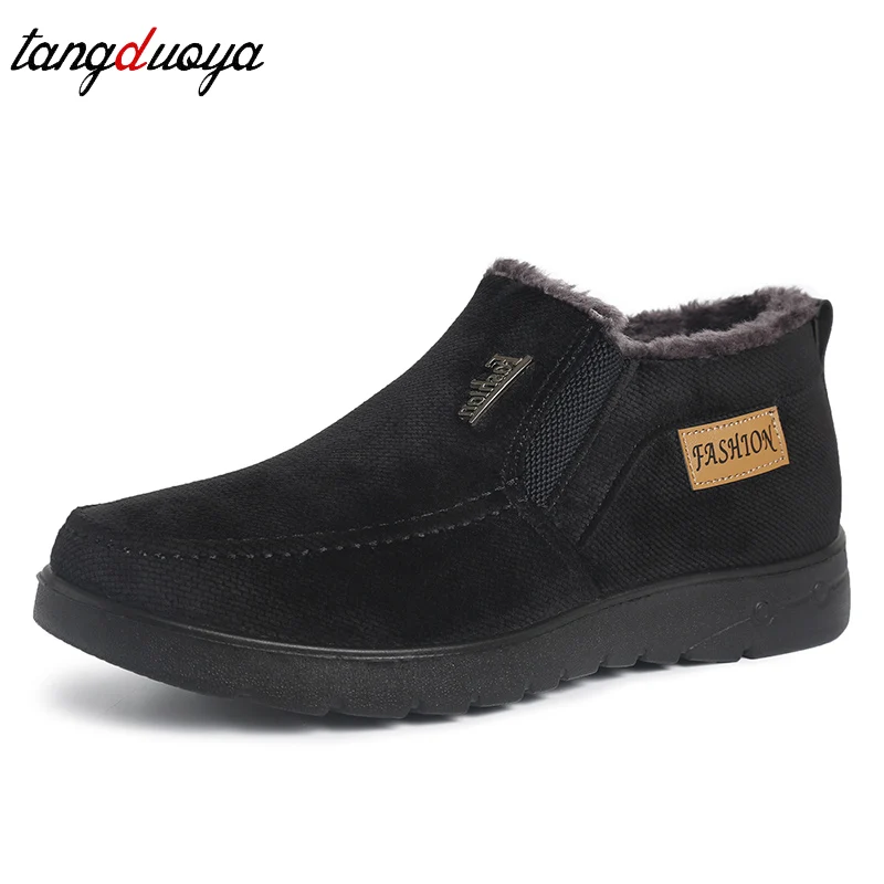 

ankle boots men winter shoes snow boots men casual shoes flats loafers men footwear male winter boots men botas hombre