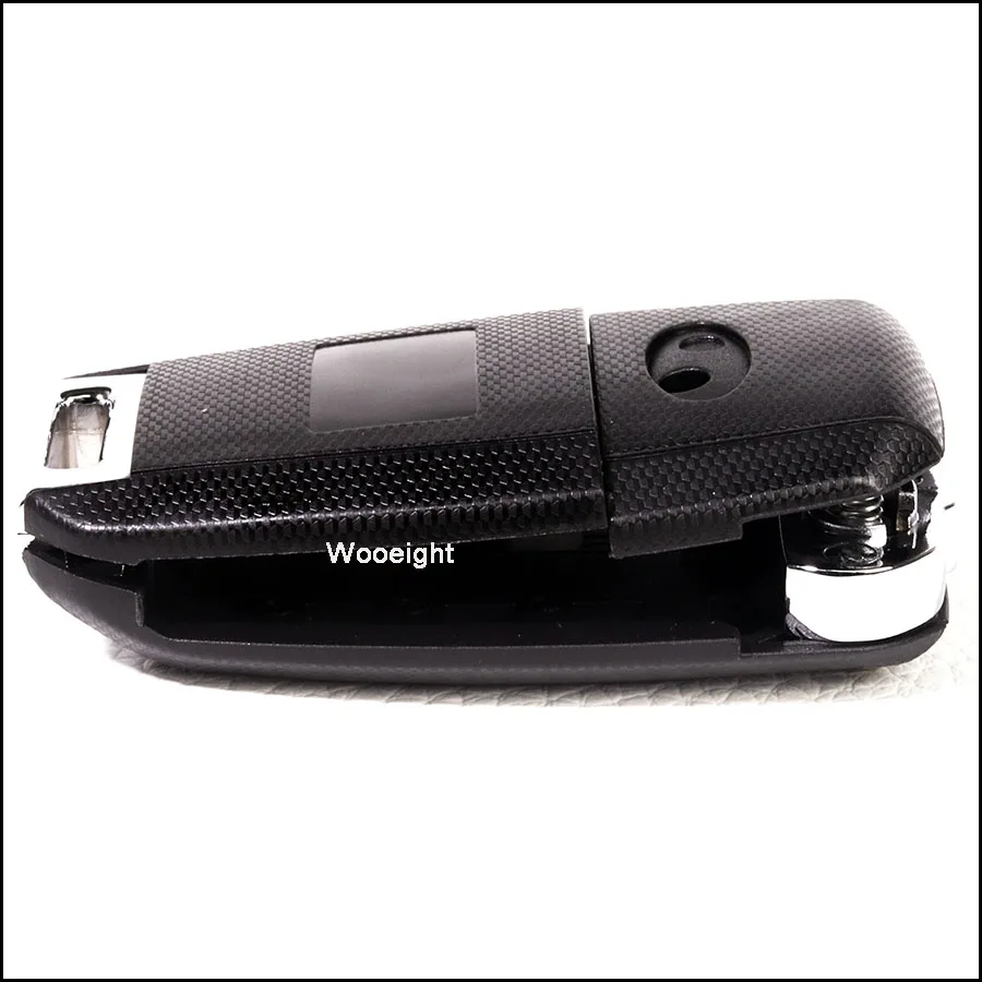 Wooeight 3 Buttons Remote Flip Folding Key Shell Fob Case For KIA Cerato Forte Sorento K3 Rio 2013 2014 Optima 2014 2015 (3)