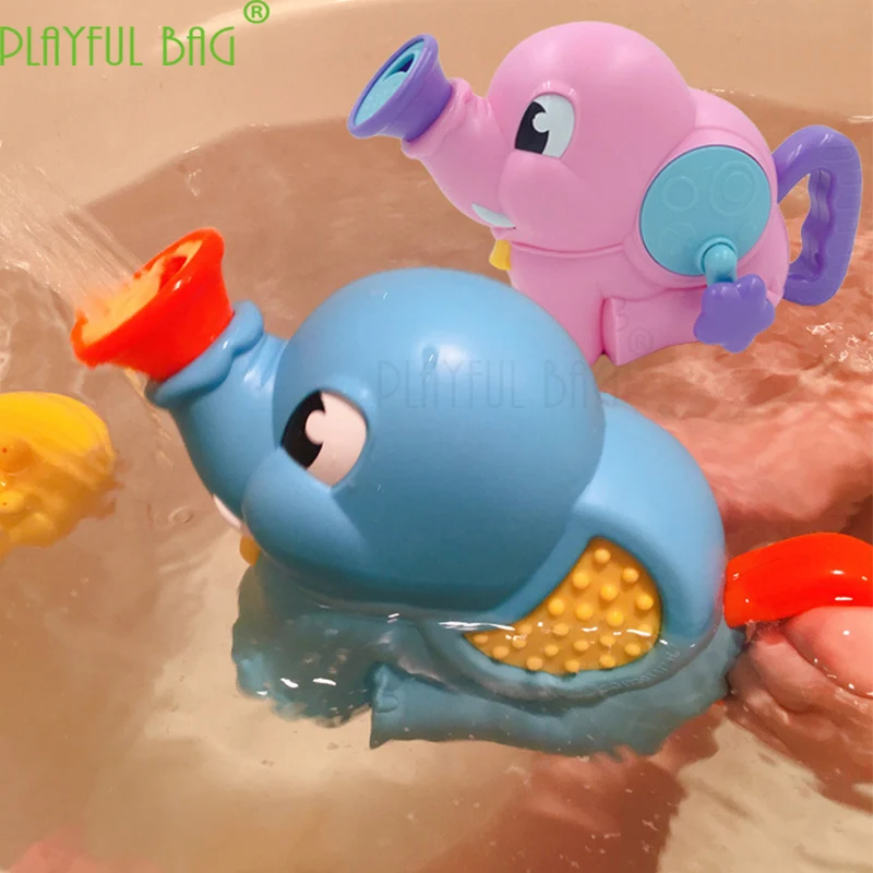 Baby bathing toys, elephants, hand held boys and girls spray water