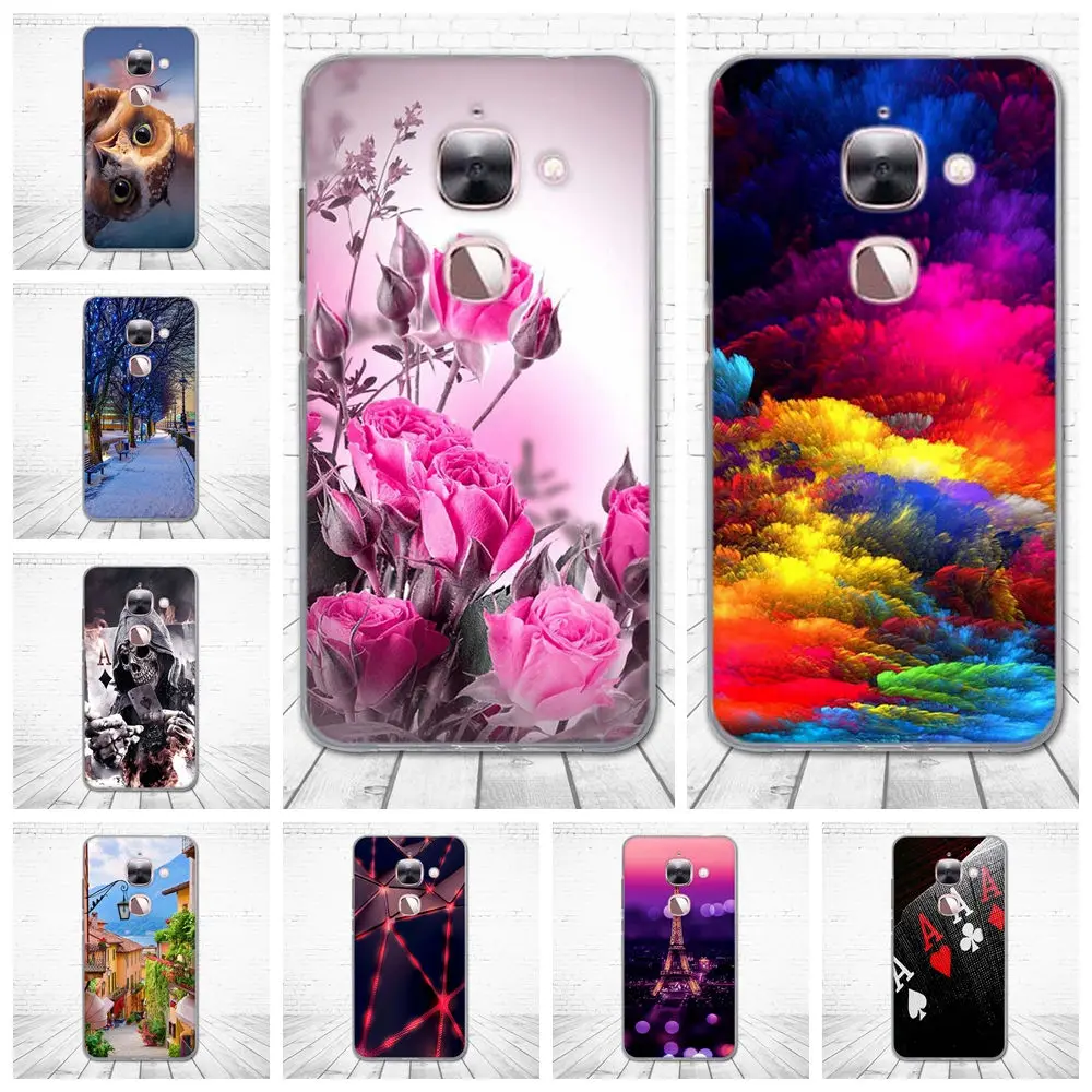 

For LeEco Le Max 2 Case Silicon TPU Soft Back Cover 3D Pattern Flower Bag For Coque LeEco Le Max 2 max2 x820 5.7'' Phone Cases