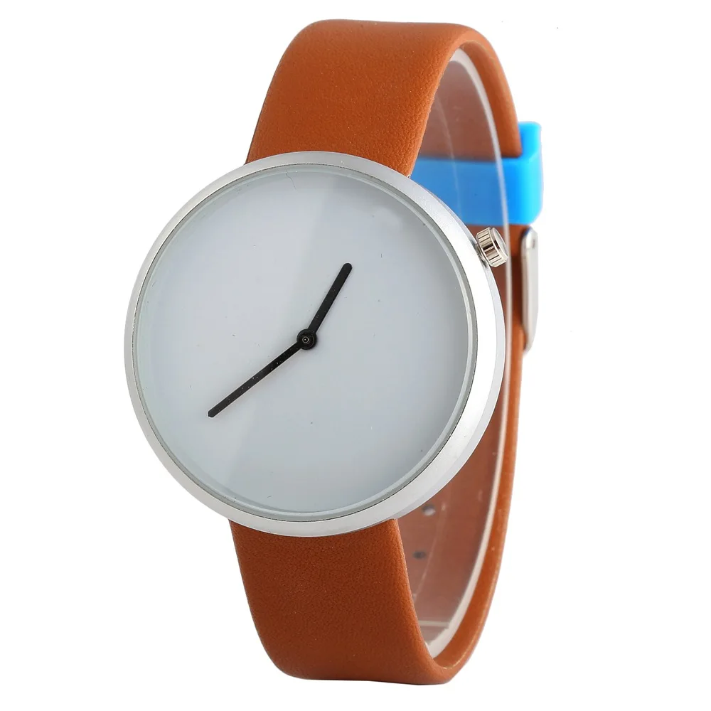 

2018 New Fashion Simple Style Women Watch Casual Leather Quartz Watch Ladies Analog Men Watches Relogio Feminino Male Lady Clock